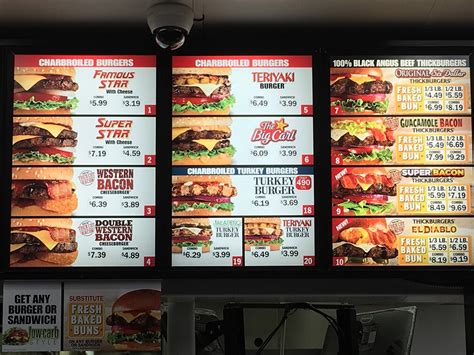 carl's jr.|carl's jr menu with pictures.